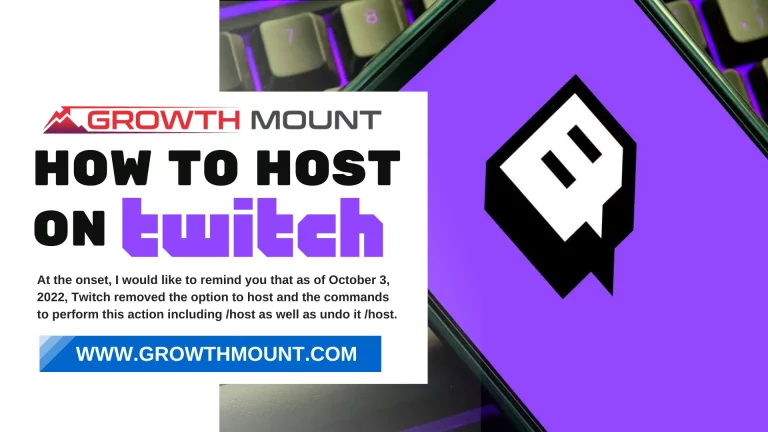 How To Host On Twitch