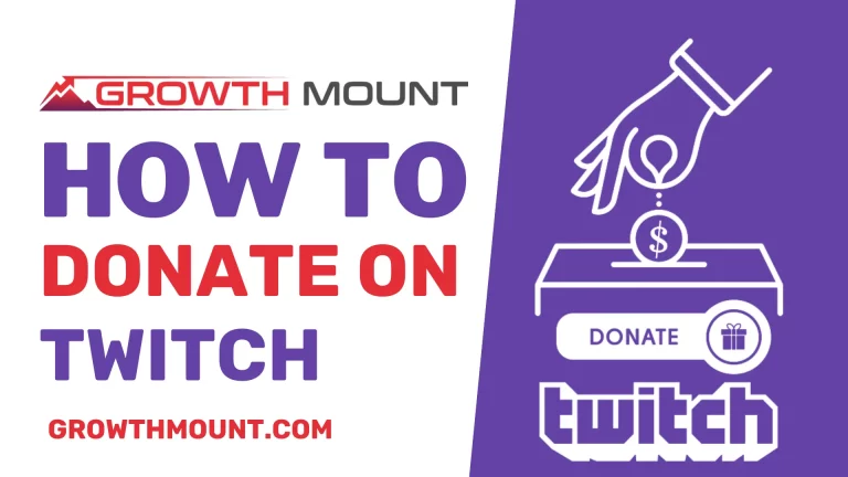 How To Donate on Twitch