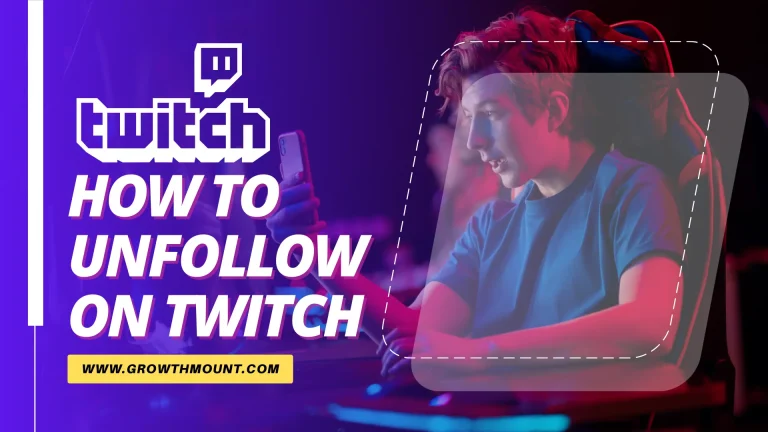 How to Unfollow on Twitch