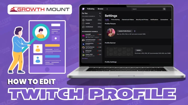 How To Edit Twitch Profile