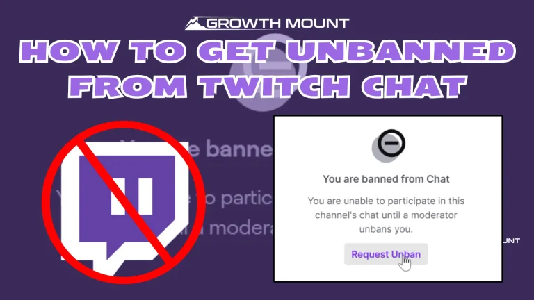 How To Get Unbanned From Twitch Chat