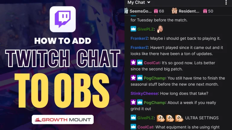 How To Add Twitch Chat To OBS